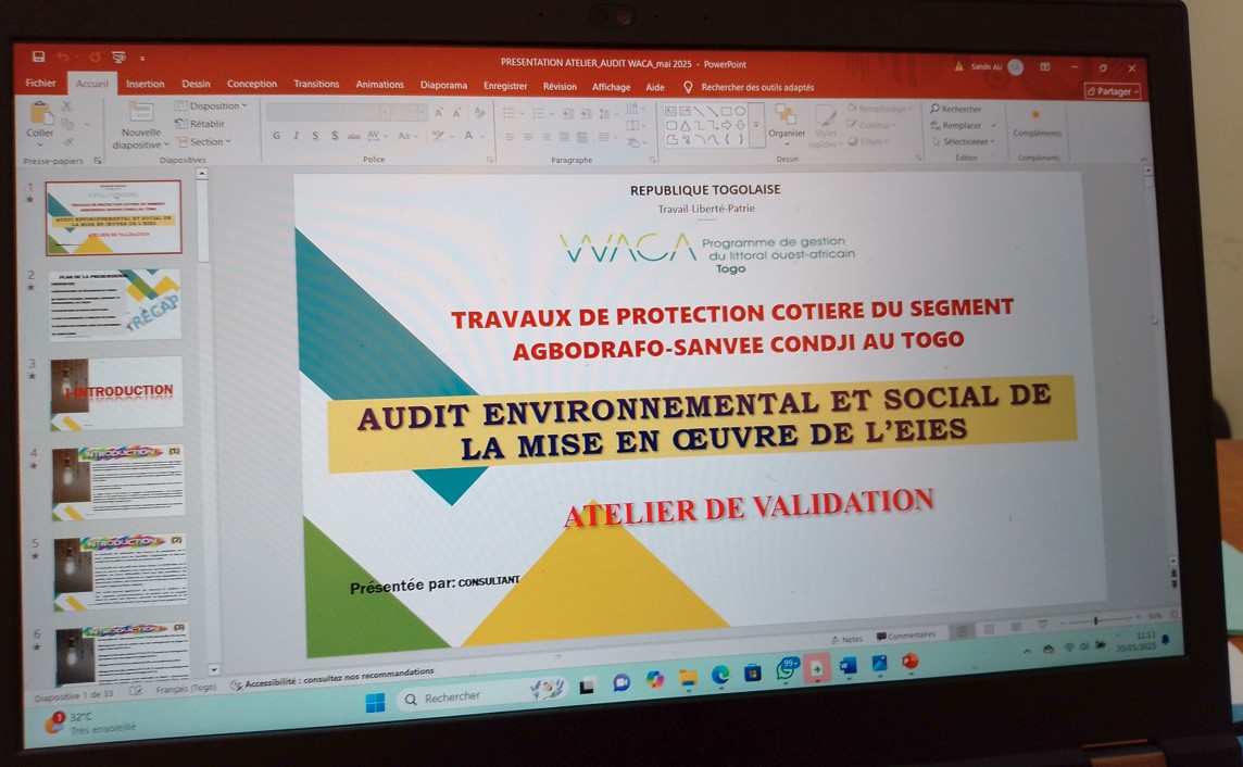 Togo: environmental audit of the Agbodrafo